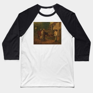 Bringing Home the Calf Born in the Fields - Jean-François Millet Baseball T-Shirt